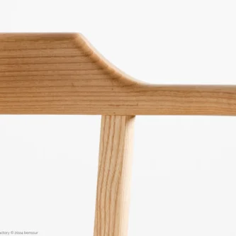 Detail of Paper Rope Final Chair in natural ash by Hans Wegner.