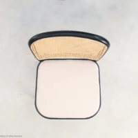 Upholstered No.811 Chair in black ash by Josef Hoffmann, top view.