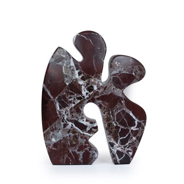 LORARIVA Decorative Object - Dark Red Ochre