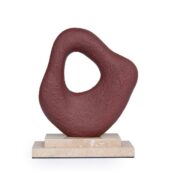 VALARIVA Decorative Object - Maroon