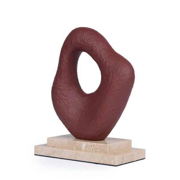 VALARIVA Decorative Object - Maroon
