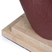 VALARIVA Decorative Object - Maroon