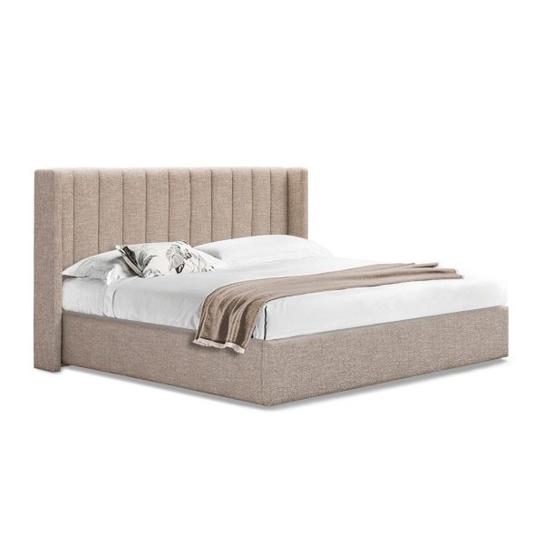 RENANORA Bed Frame - Pale Beige