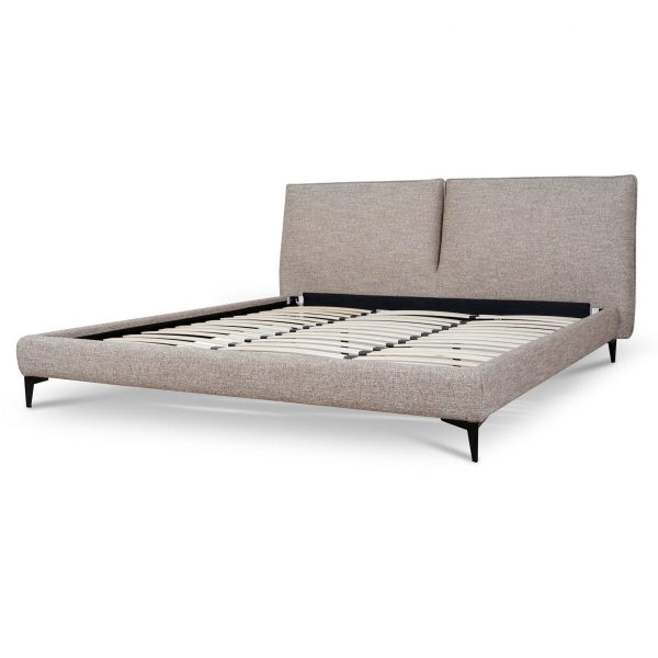 CORARA Bed Frame - Stonish Beige
