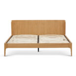 VEROMI Bed Frame - Natural Oak