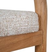 KIRINORA Bar Stool - Natural & Page Beige