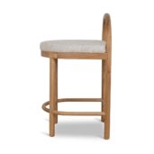 KIRINORA Bar Stool - Natural & Page Beige