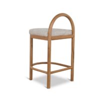 KIRINORA Bar Stool - Natural & Page Beige