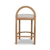 KIRINORA Bar Stool - Natural & Page Beige