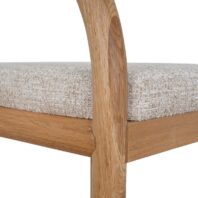 KIRINORA Bar Stool - Natural & Page Beige