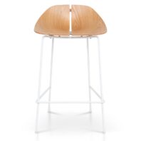 SERAMI Bar Stool - Natural & White