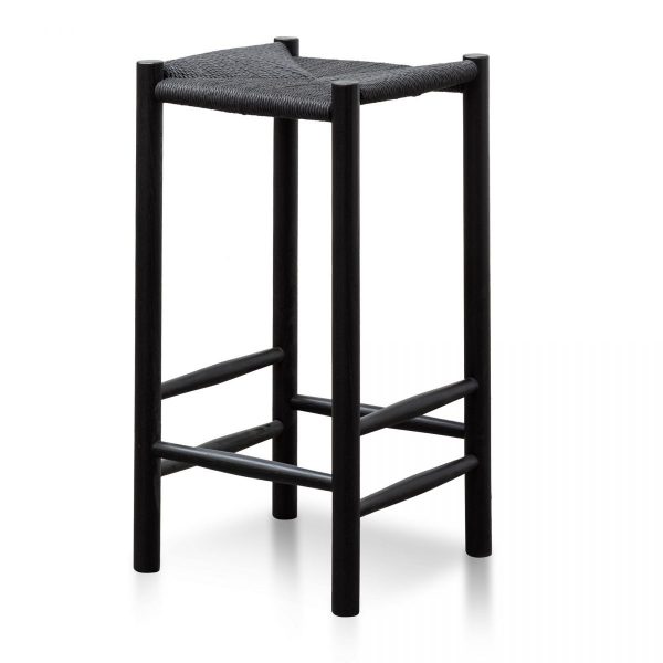 SOROLINA Bar Stool - Full Black