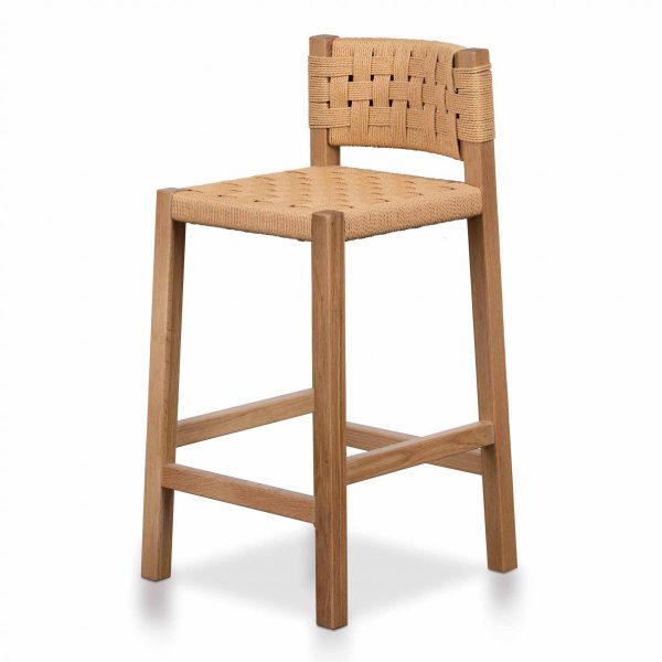 ORERO Bar Stool - Natural & Natural Rattan