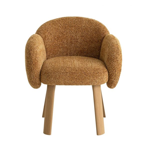 NORONORA Dining Chair - Honeycomb Ochre