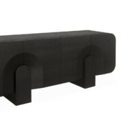 VELIRO Sideboard - Textured Espresso Black