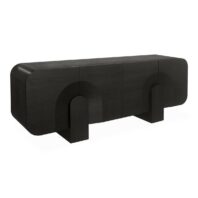 VELIRO Sideboard - Textured Espresso Black