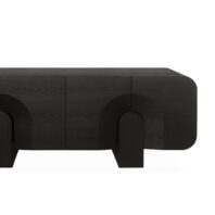 VELIRO Sideboard - Textured Espresso Black