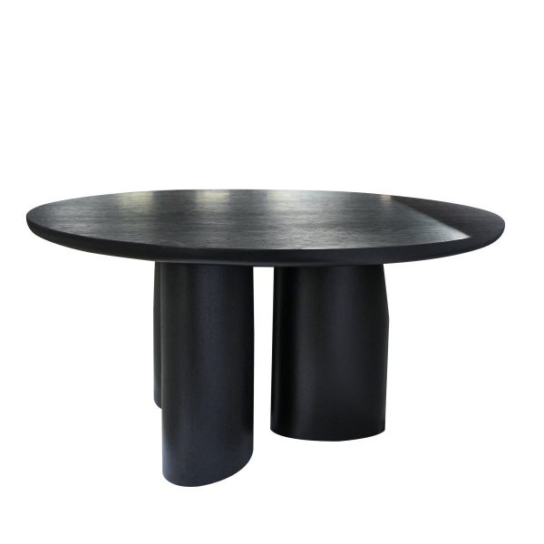 TARAVO Dining Table - Full Black Oak