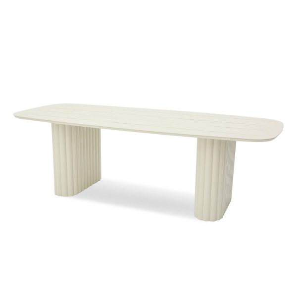 RENILO Outdoor Dining Table - Cream White