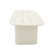 RENILO Outdoor Dining Table - Cream White
