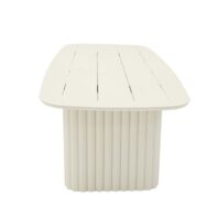 RENILO Outdoor Dining Table - Cream White