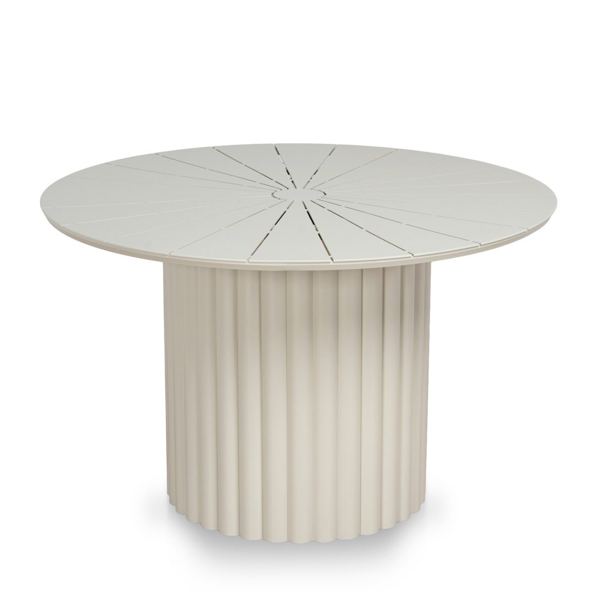 NOREVINA Outdoor Dining Table - Cream White NOREVINA Outdoor Dining Table - Cream White