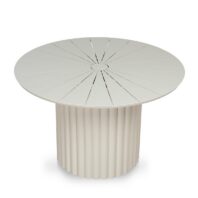 NOREVINA Outdoor Dining Table - Cream White