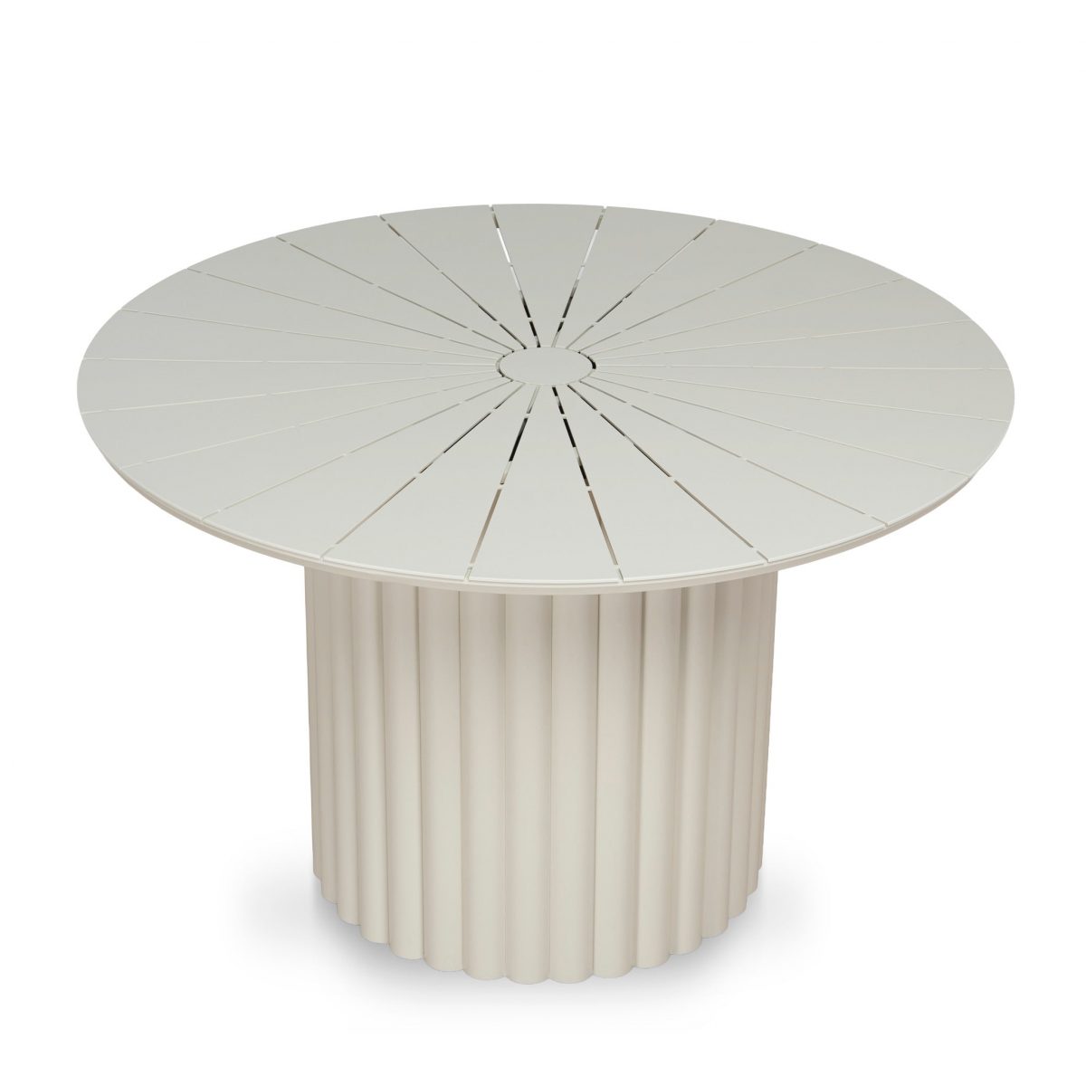 NOREVINA Outdoor Dining Table - Cream White NOREVINA Outdoor Dining Table - Cream White