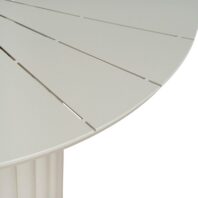 NOREVINA Outdoor Dining Table - Cream White