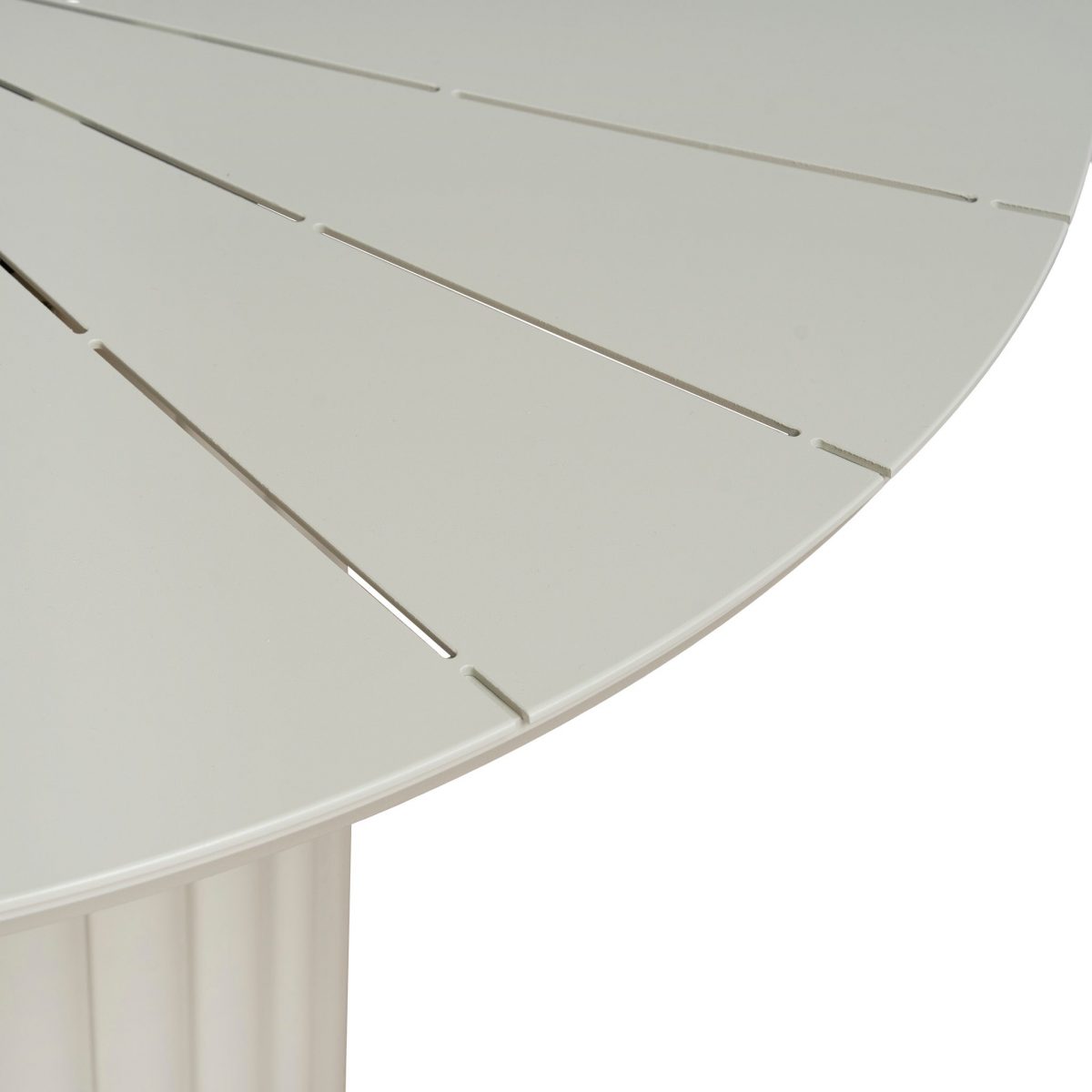 NOREVINA Outdoor Dining Table - Cream White NOREVINA Outdoor Dining Table - Cream White