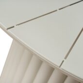 NOREVINA Outdoor Dining Table - Cream White