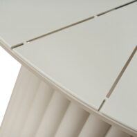 NOREVINA Outdoor Dining Table - Cream White