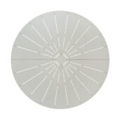 NOREVINA Outdoor Dining Table - Cream White