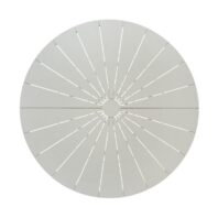 NOREVINA Outdoor Dining Table - Cream White