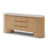 KIRONA Sideboard - Sintered stone & Ash Natural RX