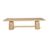 MELONI Dining Table - Natural, 2.8m