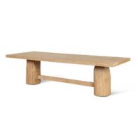 MELONI Dining Table - Natural, 2.8m