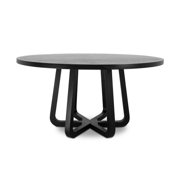 BELEMO Dining Table - Black Oak
