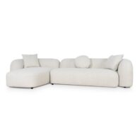VALOVA Chaise Sofa - Oatmeal Beige