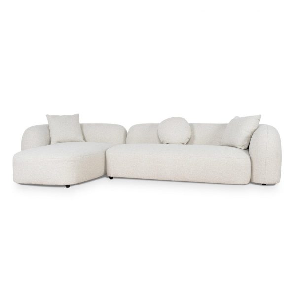 VALOVA Chaise Sofa - Oatmeal Beige