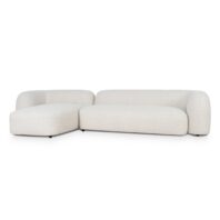 VALOVA Chaise Sofa - Oatmeal Beige