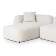 VALOVA Chaise Sofa - Oatmeal Beige