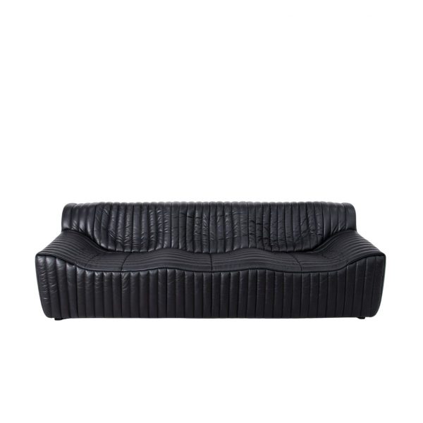 VENEMO Sofa - Black Leather