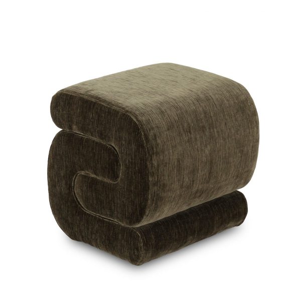 CORORIVA Ottoman - Blink Dark Green