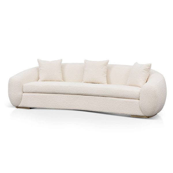 BELODA Sofa - Ivory White Boucle