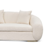 BELODA Sofa - Ivory White Boucle