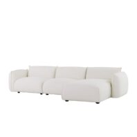 ARADA Chaise Sofa - Beige