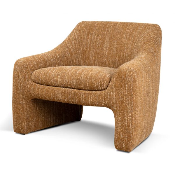 MIROLO Lounge Chair - Ginger Brown