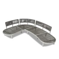 CORARI Outdoor Lounge Set - Light Brown