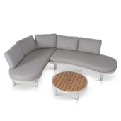 CORARI Outdoor Lounge Set - Light Brown